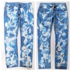 New Men ROBIN'S JEAN Slim Straight Jeans -Blk Wing